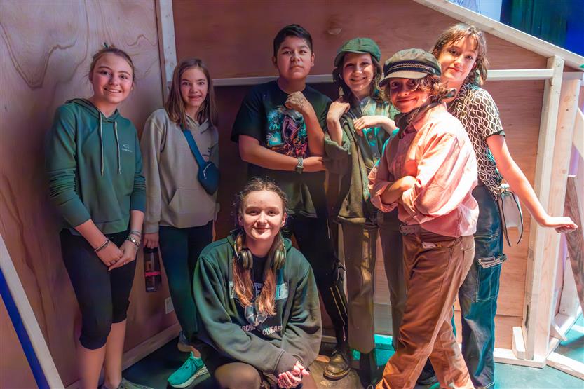 Legacy Middle students perform onstage